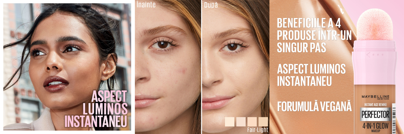 Iluminator Instant Anti Age Perfector  4 in 1 Glow, Fair Light, Maybelline